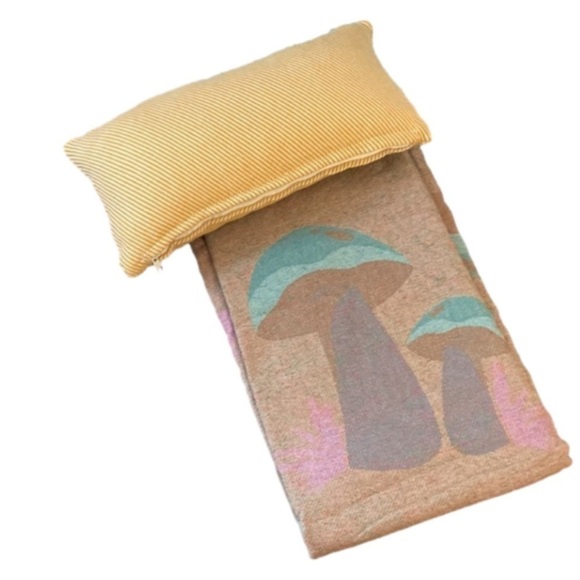 Golden Yellow Diagonal Stripe Perfect Size Pillow 8 x 16 NEW - Picture 11 of 11